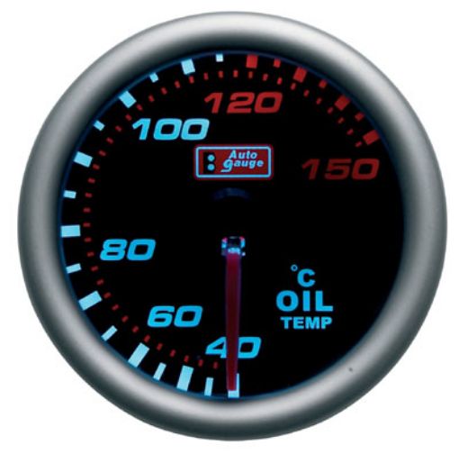 Bild von Autogauge Öltemperaturanzeige - Rauch