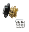 Bild von Quick release für Lenkrad schwarz 68 mm