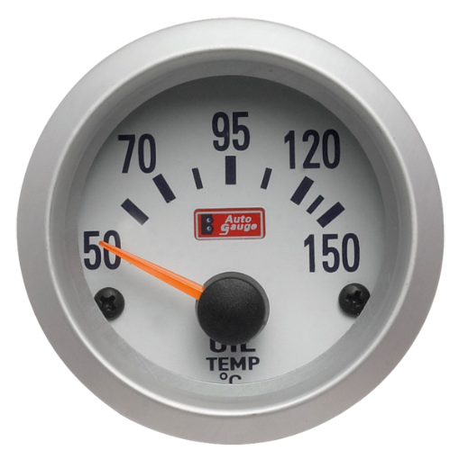 Bild von Autogauge Öltemperaturmesser - Weiß