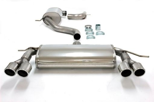 Bild von Simons catback Auspuff Audi A3 8P/VW Golf 5/Golf 6 4x80 mm