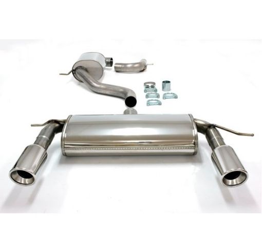 Bild von Simons catback Auspuff Audi A3 8P/SEAT Altea/VW Golf 5/VW Golf 6 2x100 mm