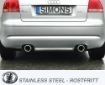 Bild von Simons catback Auspuff Audi A3 8P/SEAT Altea/VW Golf 5/VW Golf 6 2x100 mm