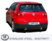 Bild von Simons catback Auspuff Audi A3 8P/SEAT Altea/VW Golf 5/VW Golf 6 2x100 mm