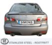 Bild von Simons catback Auspuff Mazda 6 MPS 2.3 Turbo