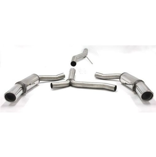 Bild von Simons catback Auspuff Audi A4 B8/A5 B8 2.0 TDI 2x100 mm