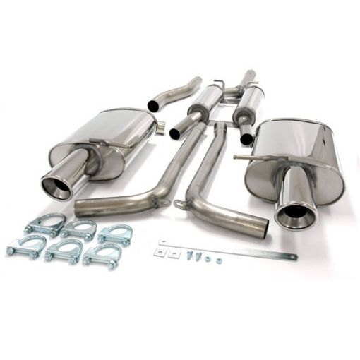 Bild von Simons Catback-Auspuff Audi A4 B6/B7 Quattro 1.8T 2x100 mm