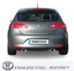 Bild von Simons catback Auspuff SEAT Leon 1P 2.0 TFSI/TSI & Cupra/Cupra R 2x90/140 mm