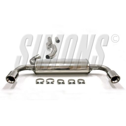 Bild von Simons Catback-Auspuff BMW F34 GT 318d/320d 2x90 mm