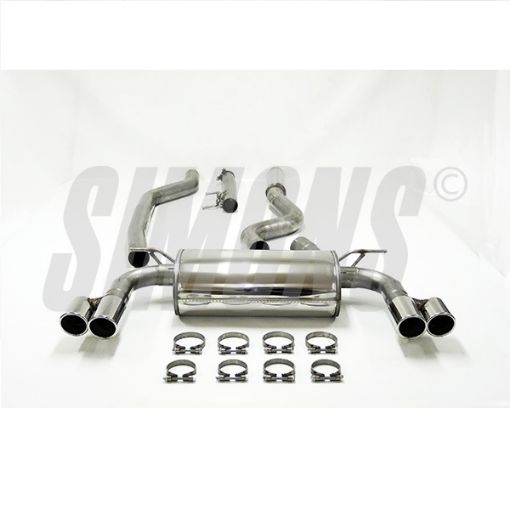 Bild von Simons Catback Auspuff BMW F34 GT 320i 2.0T 4x80 mm