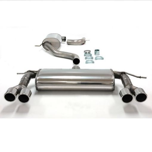 Bild von Simons catback Auspuff Audi A3 8PA Sportback 1.4 TFSI/2.0 TFSI 4x80 mm