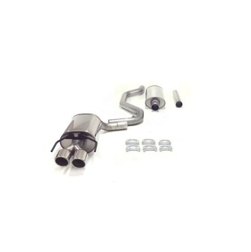 Bild von Simons Catback-Auspuff Saab 9-3 1.8T/2.0T/Aero 58L 2x80 mm
