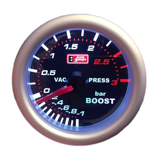 Bild von Autogauge 3 Bars Turbomanometer - Rauch