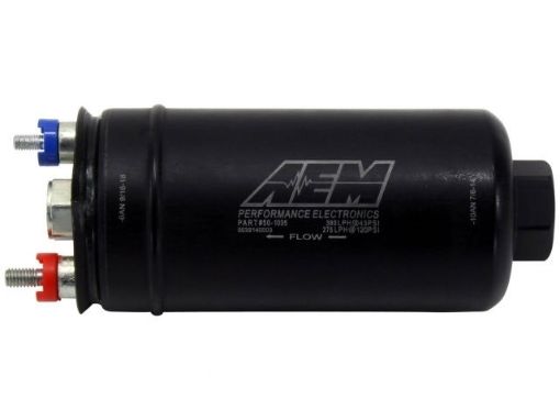 Bild von AEM 400lph Inline-Kraftstoffpumpe mit hohem Durchfluss. 400 l / h bei 40 psi - 50-1009