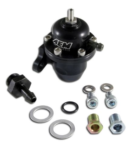 Bild von AEM Acura und Honda Kraftstoffdruckregler Offset - 25-301BK