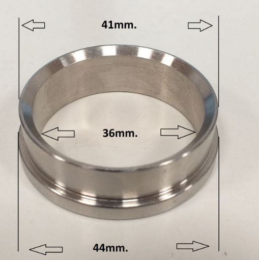 Bild von Wastegate-Dichtungsflansch - 38/40 mm. Turbo Smart-