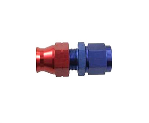 Bild von Straight Tube to Female AN-Adapter - Rot / Blau