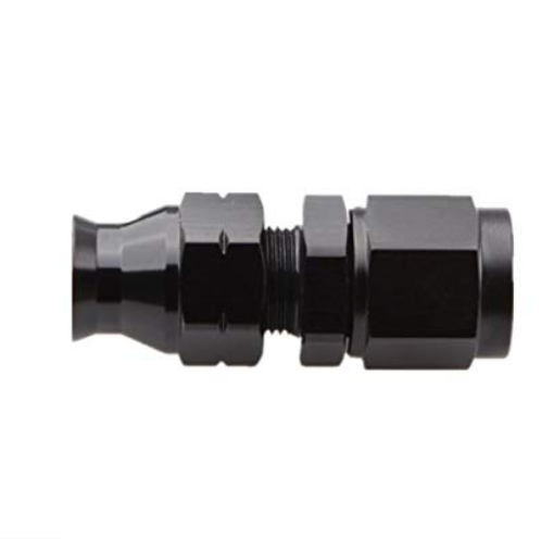 Bild von Straight Tube to Female AN-Adapter - Schwarz