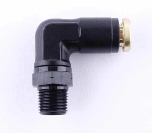 Bild von Pneumatik - 90 Grad - 1/8 "-27 NPT - 1/4" / 6,35 mm.