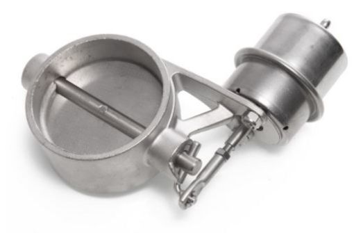 Bild von High Flow Vuss ventil - 4" Lukket, åbnes med vacum