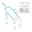 Bild von Air Jack 90 Competition Complete Set 4pc, 8 BAR / 120 PSI