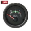 Bild von Autogauge Voltmeter - Schwarz