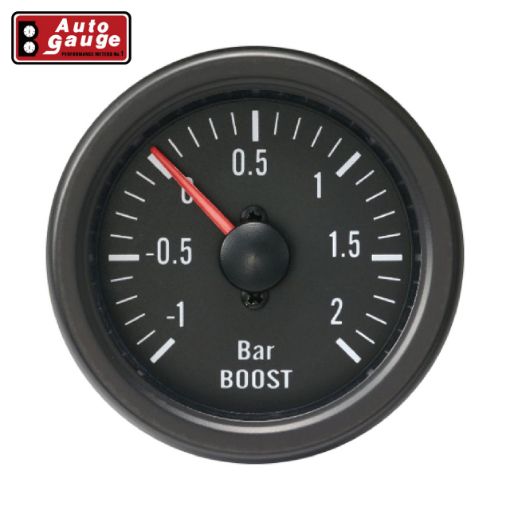 Bild von Autogauge Ladedruckmesser - Schwarz