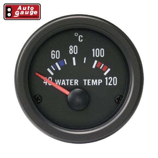 Bild von Autogauge Wassertemperaturmesser - Schwarz