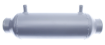 Bild von Wasser-Luft-Ladeluftkühler 3" - Wasser-Luft-Modell - rundes Modell - 450mm