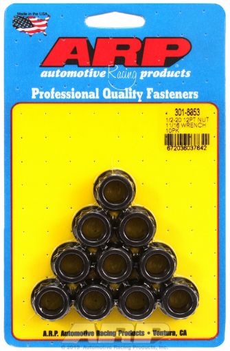Bild von ARP Nut Kit 1/2-20 11/16 Socket 12PT 10 Pack