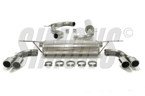 Bild von Simons catback Auspuff SEAT Leon 5F Cupra 2WD 4x80 mm