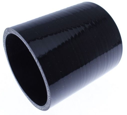 Bild von Gerader Silikonschlauch - Schwarz 2 "- 51mm.