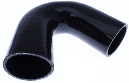Bild von 135 Grad Silikonbiegung - Schwarz 4 "- 102mm.