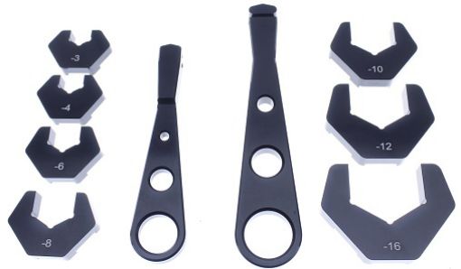 Bild von AN-Fittings Rollgabelschlüssel-Set AN3–AN16