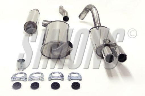 Bild von Simons catback Auspuffanlage Audi 80/90/Coupé Type 89