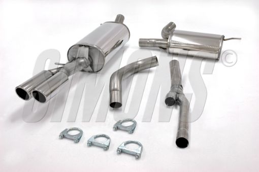 Bild von Simons catback Auspuff Audi A4 B5 2WD Sedan/Avant 2.4/2.8 V6