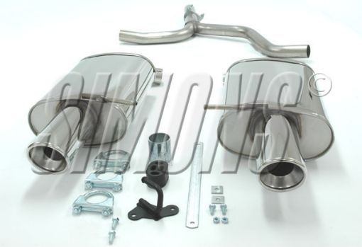 Bild von Simons catback Auspuff Audi A4 B6 2WD Limousine/Avant 1.6i/2.0i/1.9 TDI