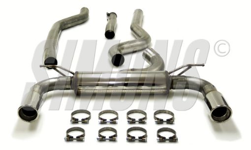 Bild von Simons Catback-Auspuff BMW 316d/318d/320d/420d F30-F36 2x90 mm