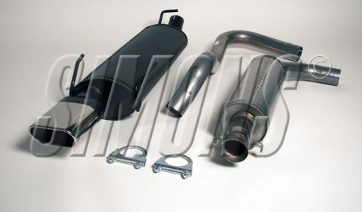 Bild von Simons Catback-Auspuff Saab 9-3 2.0T Coupé/Cabrio