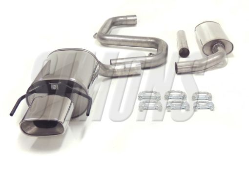 Bild von Simons Catback-Auspuff Saab 9-3 1.8T/2.0T/Aero 61L 85/150 mm