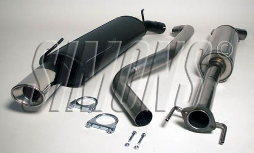 Bild von Simons Catback Auspuff Saab 9-5 Turbo/Aero 1998-2003