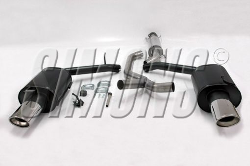 Bild von Simons Catback Auspuff Saab 9-5 Turbo/Aero 2004-2010 2x90/120 mm