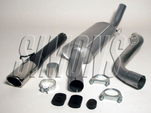 Bild von Simons Catback Auspuff Saab 900 Turbo mit Katalysator