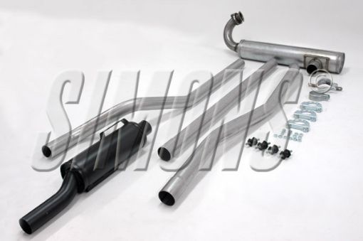 Bild von Simons Catback Auspuff Saab 93/96 Zweitaktmotor