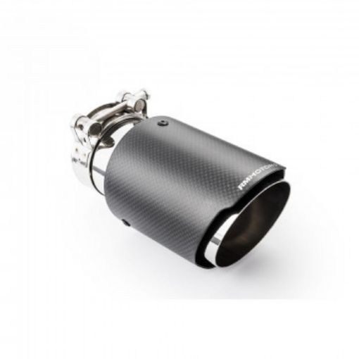 Bild von 2,5" inlet til 3,5" outlet - Rustfrit stål og kulfiber rørhale
