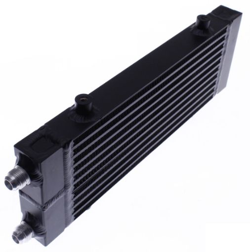 Bild von Universal Dual Pass bar & Plate Oil Cooler - Medium - Sort - AN10