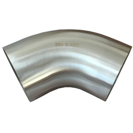 Bild von Biegung des rostfreien Rohrs 60 Grad - 76 mm.