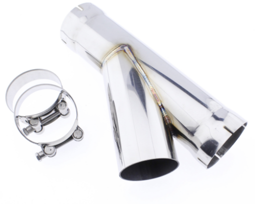 Bild von Y-stykke med clamps - 2.25" / 57mm.
