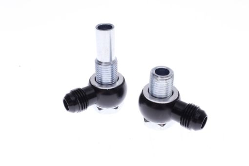 Bild von 4L80E Oil Cooler 90 Degree Banjo Fittings - 6AN x 1/4 NPSM