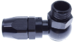 Bild von 90gr. AN8-Fitting - Banjo-Fit - Scwarz Alu