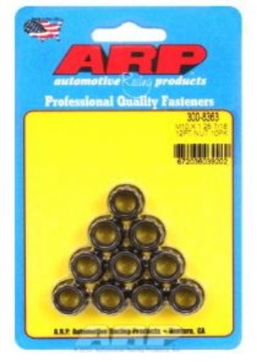 Bild von ARP M10 x 1.25 12 point Nut Kit (Pack of 10)